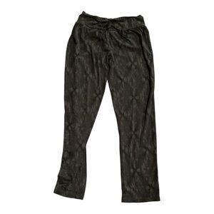 O'Neill Green Casual Pants with Elastic Waistband and Tapered Legs